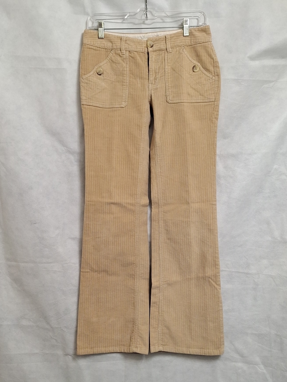 Banana Republic Tan Corduroy Flare Pants